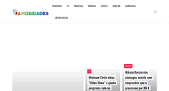 Desktop Screenshot of famosidades.com.br